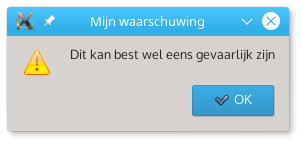 waarschuwing